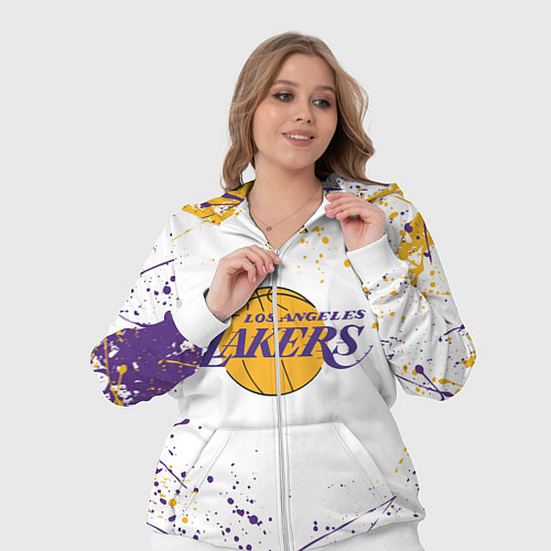 Женский костюм LA LAKERS / 3D-Белый – фото 3