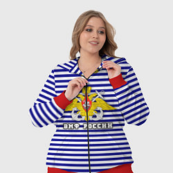 Женский 3D-костюм Тельняшка ВМФ, цвет: 3D-красный — фото 2