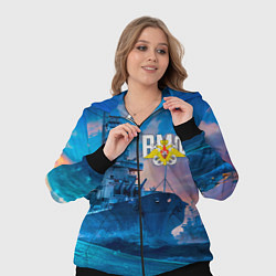 Женский 3D-костюм ВМФ, цвет: 3D-черный — фото 2