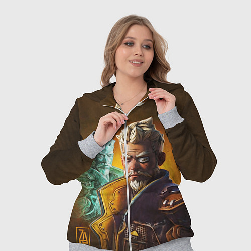 Женский костюм Zane Flynt / 3D-Меланж – фото 3