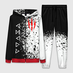 Женский 3D-костюм THE WITCHER, цвет: 3D-красный