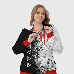 Женский 3D-костюм THE WITCHER, цвет: 3D-красный — фото 2