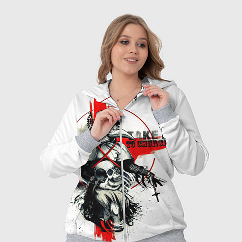 Женский костюм Чумной доктор / 3D-Меланж – фото 3