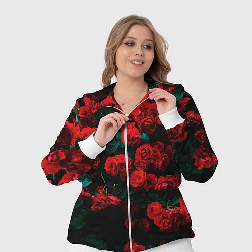 Женский костюм Розы / 3D-Белый – фото 3