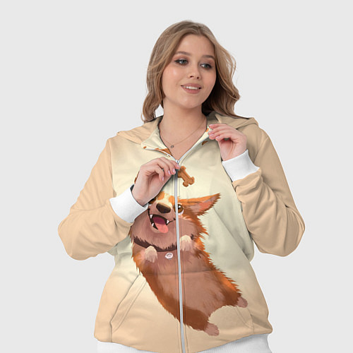 Женский костюм КОРГИ / 3D-Белый – фото 3