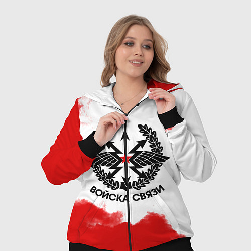 Женский костюм Войска связи / 3D-Черный – фото 3