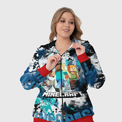 Женский 3D-костюм Minecraft Майнкрафт, цвет: 3D-красный — фото 2