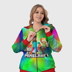 Женский 3D-костюм MINECRAFT, цвет: 3D-красный — фото 2