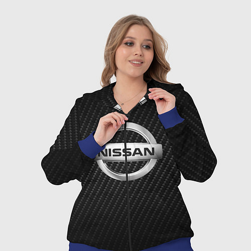 Женский костюм NISSAN / 3D-Синий – фото 3