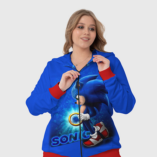 Женский костюм SONIC / 3D-Красный – фото 3