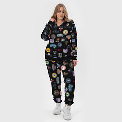 Женский 3D-костюм NBA Pattern, цвет: 3D-черный — фото 2