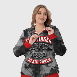 Женский 3D-костюм Five Finger Death Punch, цвет: 3D-красный — фото 2