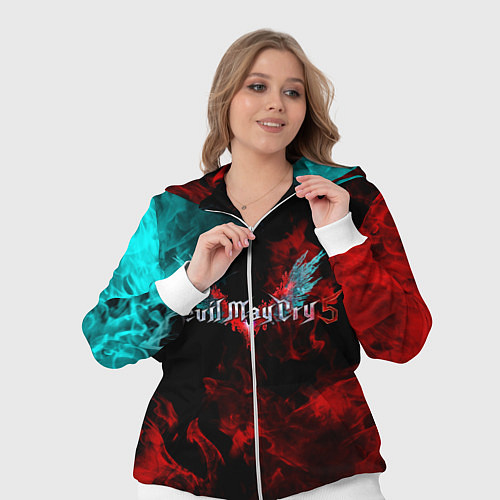 Женский костюм DEVIL MAY CRY / 3D-Белый – фото 3