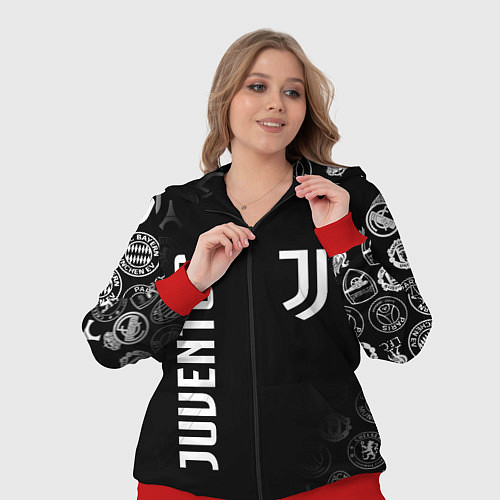 Женский костюм JUVENTUS / 3D-Красный – фото 3