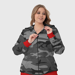 Женский 3D-костюм Военный камуфляж, цвет: 3D-красный — фото 2