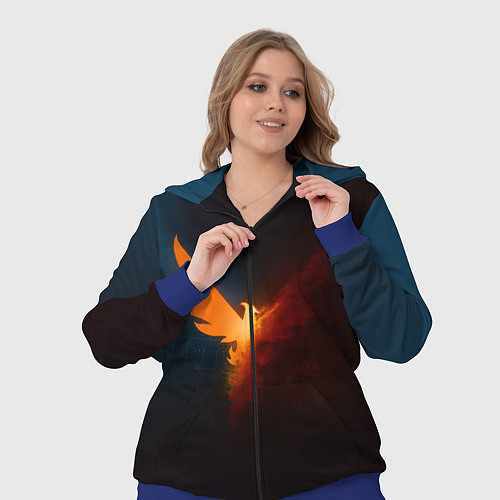 Женский костюм The Division 2 / 3D-Синий – фото 3