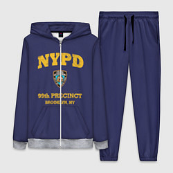 Женский 3D-костюм Бруклин 9-9 департамент NYPD, цвет: 3D-меланж