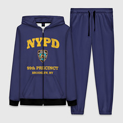 Женский 3D-костюм Бруклин 9-9 департамент NYPD, цвет: 3D-черный