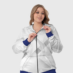 Женский 3D-костюм Геометрическая Абстракция, цвет: 3D-синий — фото 2