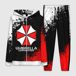 Женский 3D-костюм RESIDENT EVIL UMBRELLA, цвет: 3D-белый