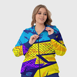 Женский 3D-костюм Bona Fide Одежда для фитнеса, цвет: 3D-синий — фото 2