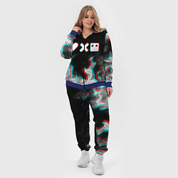 Женский 3D-костюм LOVE DEATH ROBOTS LDR, цвет: 3D-синий — фото 2