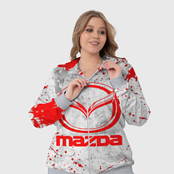 Женский 3D-костюм MAZDA RED LOGO, цвет: 3D-меланж — фото 2