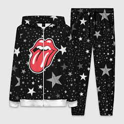 Женский 3D-костюм Rolling stones star, цвет: 3D-белый