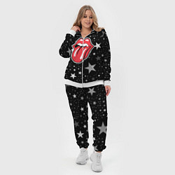 Женский 3D-костюм Rolling stones star, цвет: 3D-белый — фото 2