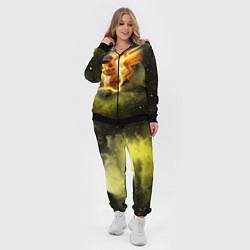 Женский 3D-костюм Детектив Пикачу, цвет: 3D-черный — фото 2