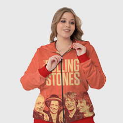 Женский 3D-костюм The Rolling Stones, цвет: 3D-красный — фото 2