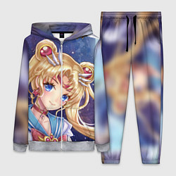 Женский 3D-костюм SAILOR MOON, цвет: 3D-меланж