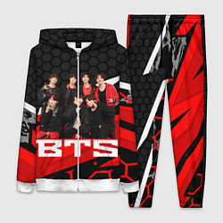 Женский 3D-костюм BTS, цвет: 3D-белый