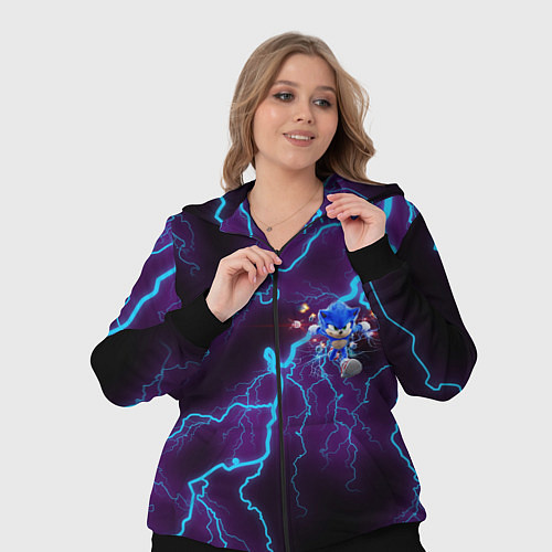 Женский костюм SONIC / 3D-Черный – фото 3