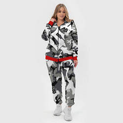 Женский 3D-костюм Камуфляж Sabaton, цвет: 3D-красный — фото 2