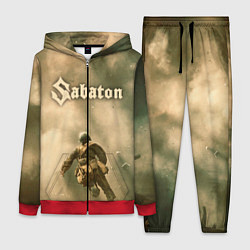 Женский 3D-костюм Sabaton, цвет: 3D-красный