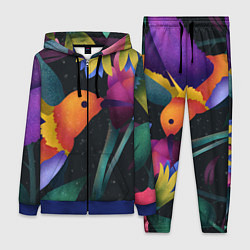 Женский 3D-костюм Колибри, цвет: 3D-синий