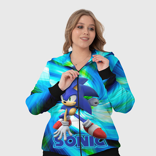 Женский костюм Sonic / 3D-Черный – фото 3