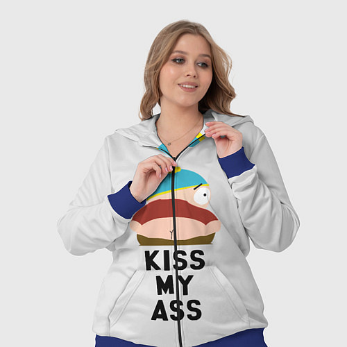 Женский костюм Kiss My Ass / 3D-Синий – фото 3