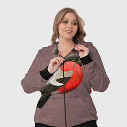 Женский 3D-костюм Снегирь, цвет: 3D-черный — фото 2