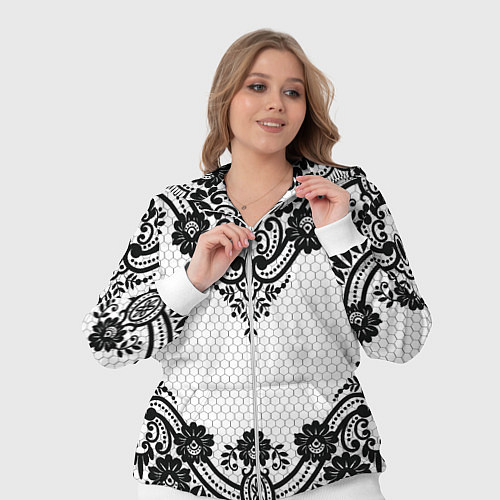 Женский костюм Кружева / 3D-Белый – фото 3