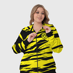 Женский 3D-костюм FC Borussia, цвет: 3D-черный — фото 2