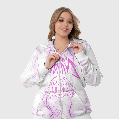 Женский костюм ПОШЛАЯ МОЛЛИ / 3D-Белый – фото 3