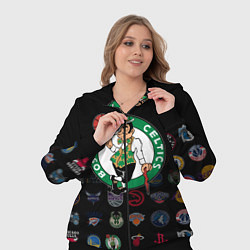 Женский 3D-костюм Boston Celtics 1, цвет: 3D-черный — фото 2