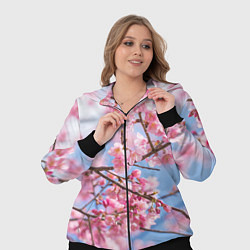 Женский 3D-костюм Ветки Сакуры, цвет: 3D-черный — фото 2