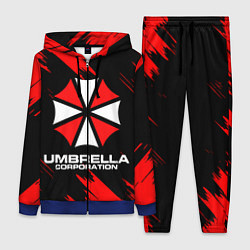 Женский 3D-костюм Umbrella Corporation, цвет: 3D-синий