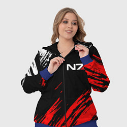 Женский 3D-костюм MASS EFFECT N7, цвет: 3D-синий — фото 2