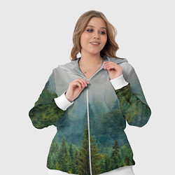 Женский 3D-костюм Лес, цвет: 3D-белый — фото 2