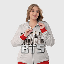Женский 3D-костюм BTS, цвет: 3D-красный — фото 2