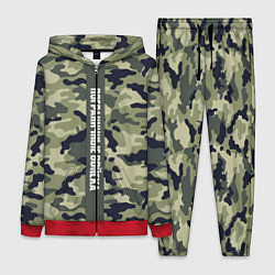 Женский 3D-костюм Пограничные Войска камуфляж, цвет: 3D-красный